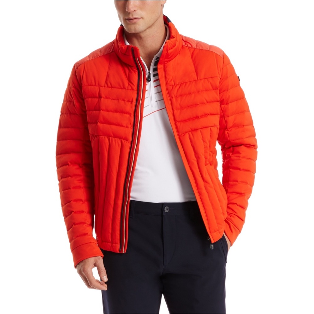 HUGO BOSS Orange Jessino Quilted Down Blend Jacket